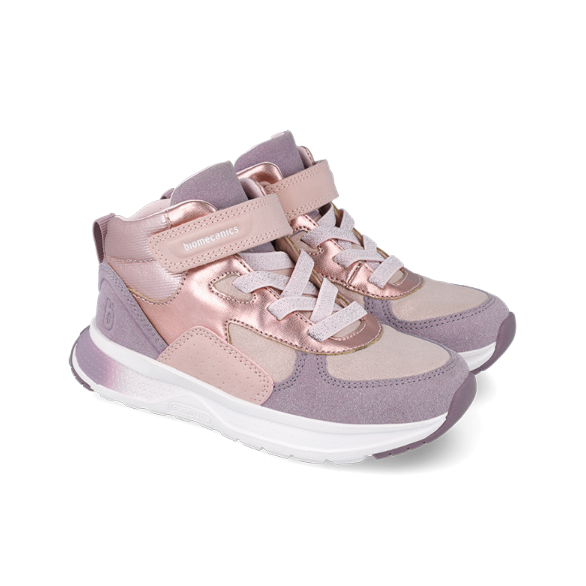 Biomecanics Biomecanics 251251-B032FM Waterproof Girls Pink Hi-Top Girls