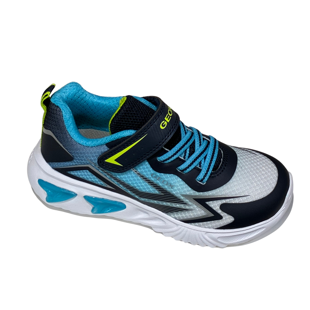 Geox Assister Boy J66DZB 02A9J C4R4S Royal/Sky Trainers