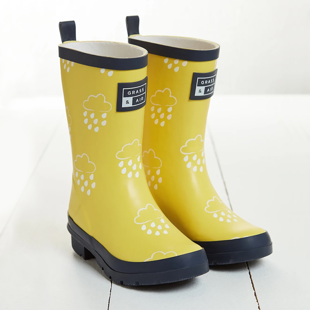 Grass & Air Grass & Air Jnr Cloud Adventure Boot w/bag GA307 Navy Unisex