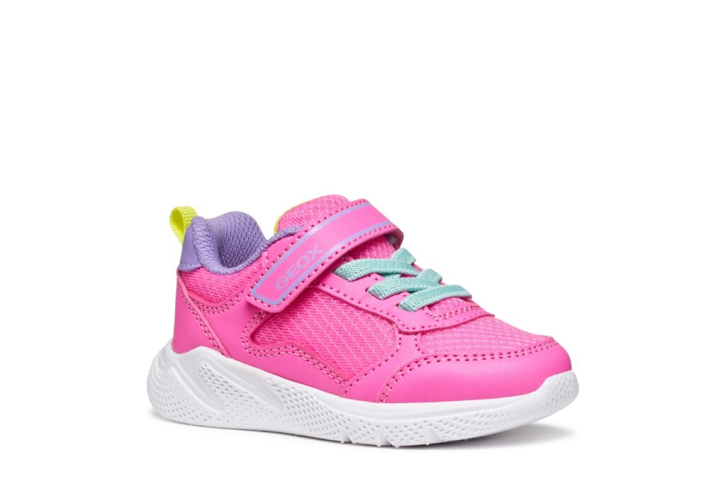 Geox Geox B SPRINTYE GIRL B B564TB 0BC14 C8L8E Girls Fuchsia Trainer FLUO FUCHSIA/DK LILA Boys