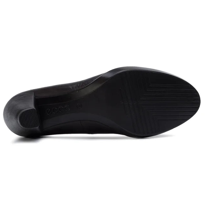 Ecco Ecco SHAPE 55 PLATEAU Black Court Shoe 26800301001 Black Ladies