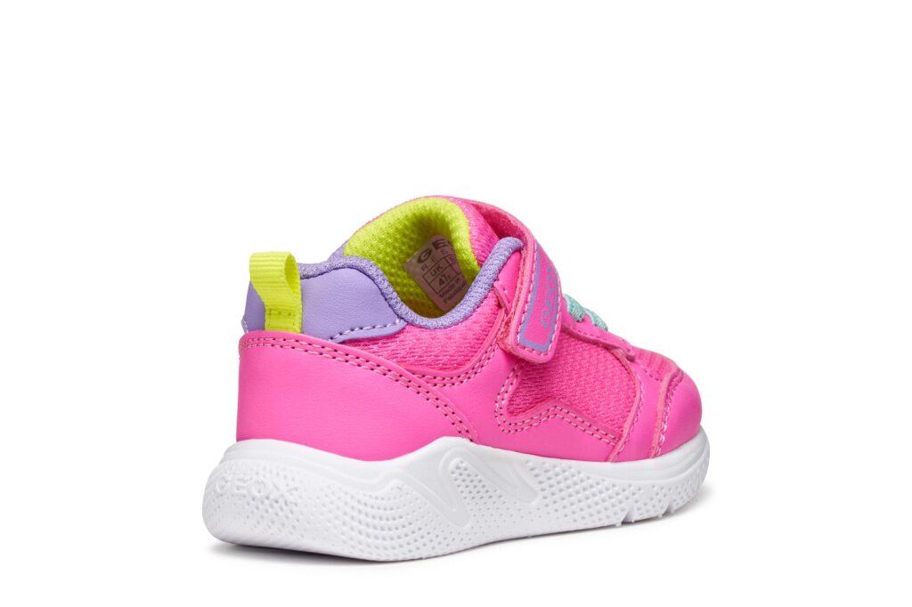 Geox Geox B SPRINTYE GIRL B B564TB 0BC14 C8L8E Girls Fuchsia Trainer FLUO FUCHSIA/DK LILA Boys