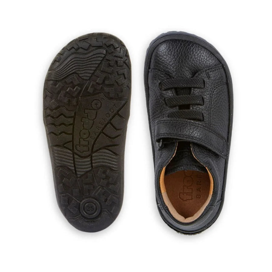 Froddo Froddo Barefoot Elastic G3130285-6 Black School Shoes Black Unisex