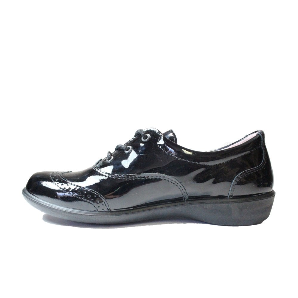 Ricosta Ricosta Kate 50 8500203/093 Black Patent Wide School Shoes Black Girls
