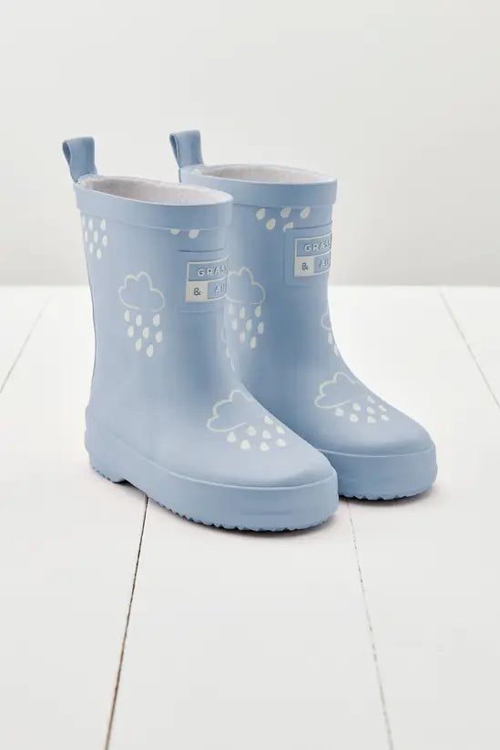 Grass & Air Grass & Air Mini Adventure Boots w/bag GA300 Navy Unisex