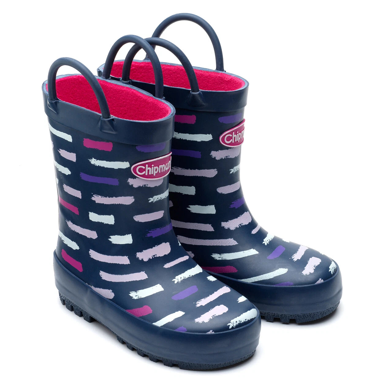 Chipmunks Chipmunks Rio Navy Girls Handled Wellingtons Navy Girls