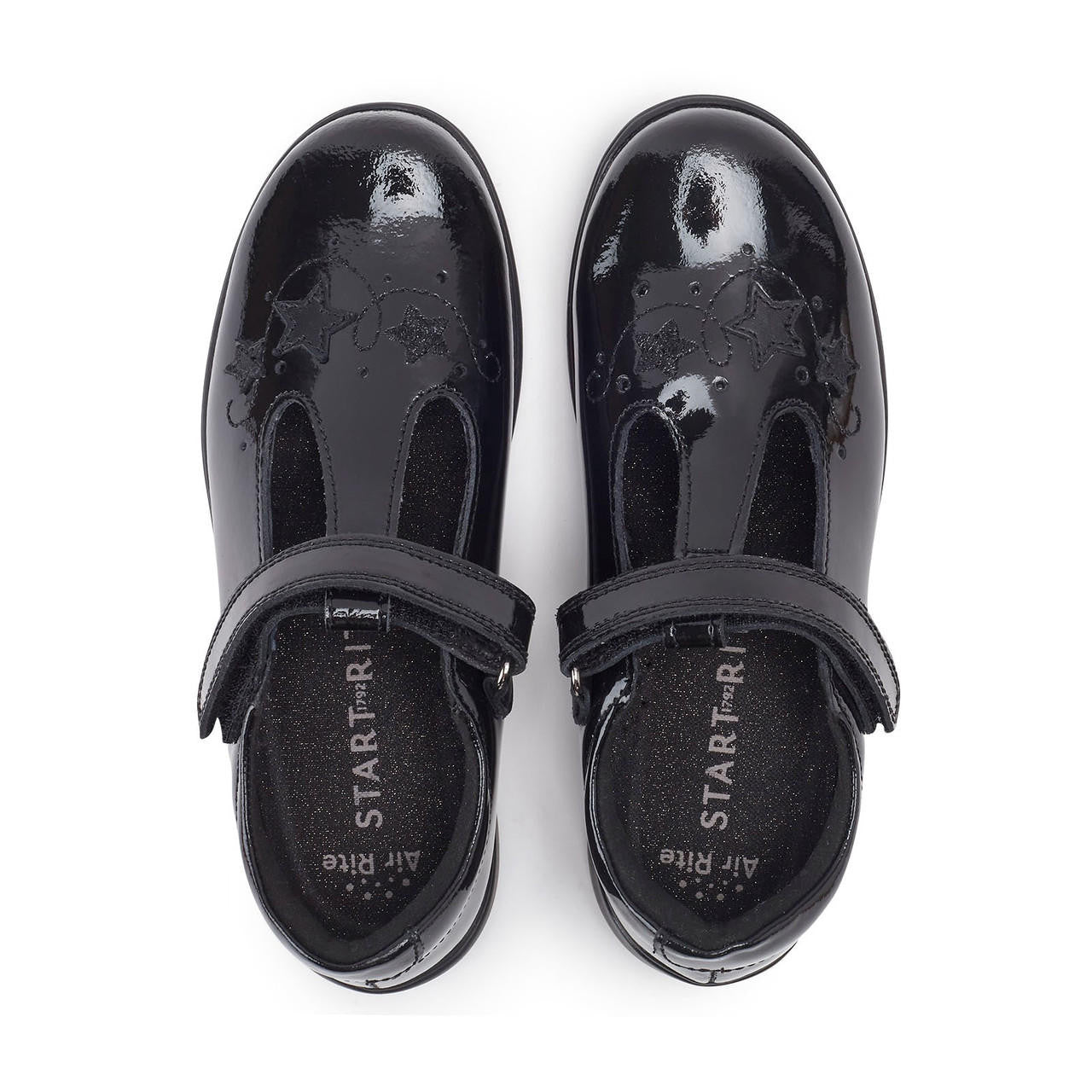 Start-Rite Start-Rite Star Jump 2801_3 Black Patent School Shoes Black Girls