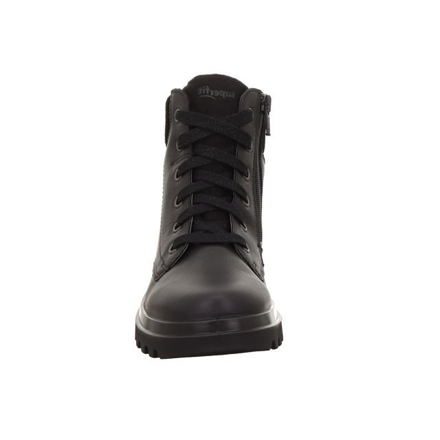 Superfit Superfit Abby 1-000612-0000 Girls Black Leather Gore-tex Ankle Boot Black Girls