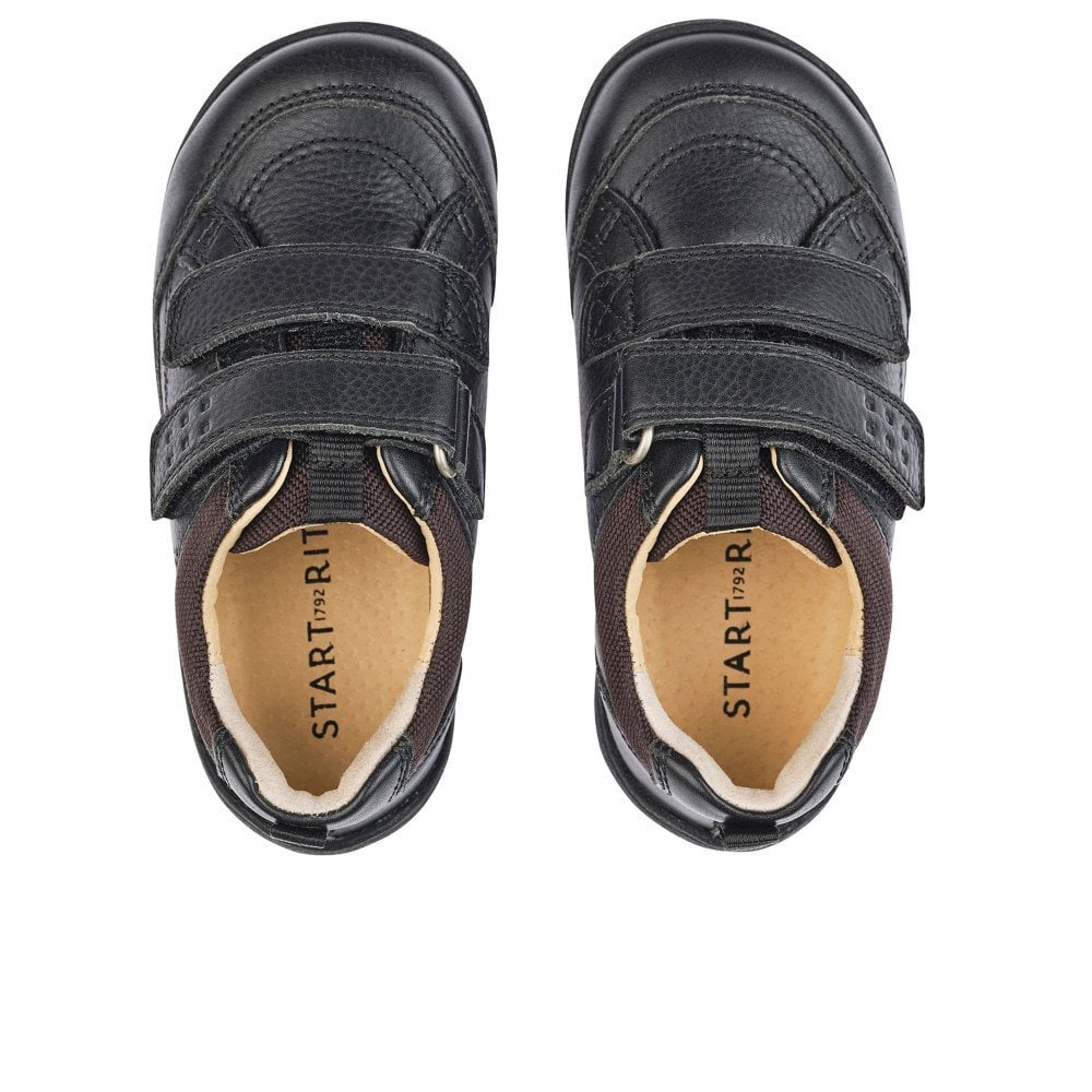 Start-Rite Start-Rite ZigZag 1483_7 Black School Shoes Black Boys