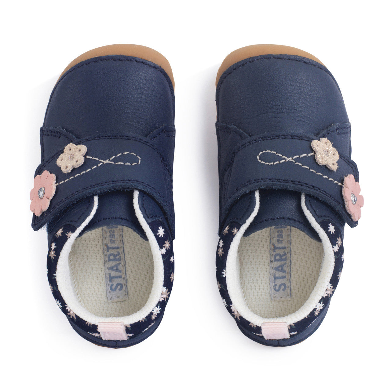 Start-rite Start-rite 0846_9 Lila Navy Leather Girls Pre Walkers Shoe Navy Girls