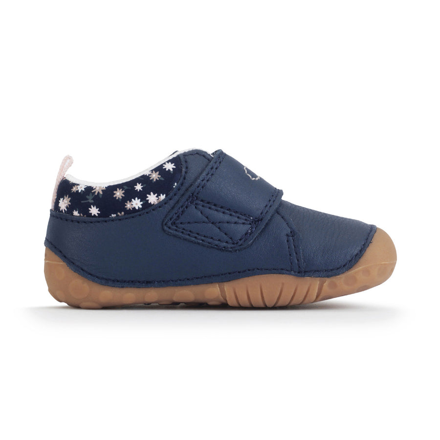 Start-rite 0846_9 Lila Navy Leather Girls Pre Walkers Shoe