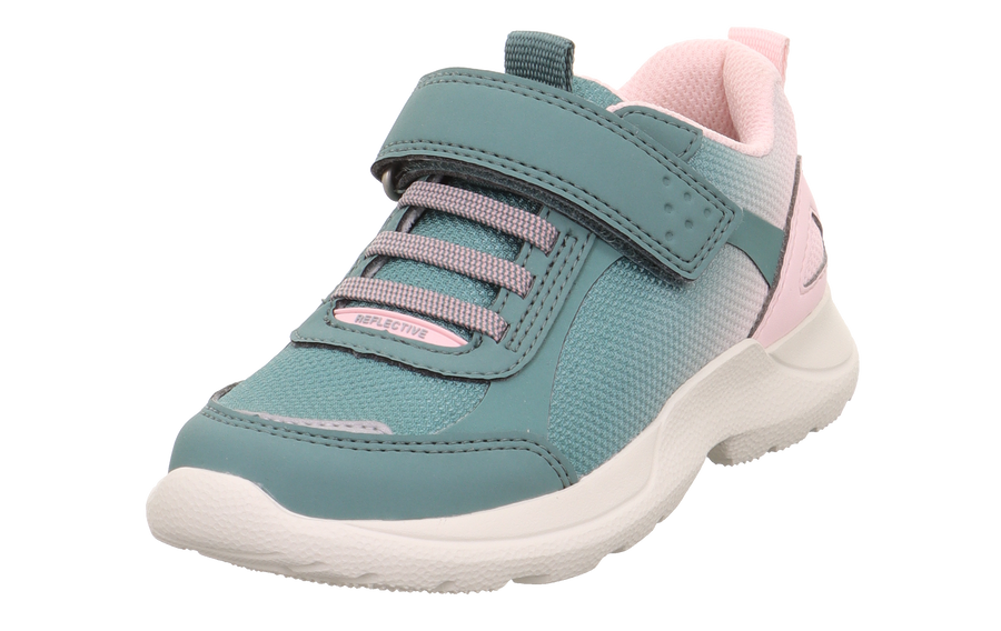 Superfit Rush 1-000211-7020 Girls Green / Rose Trainer
