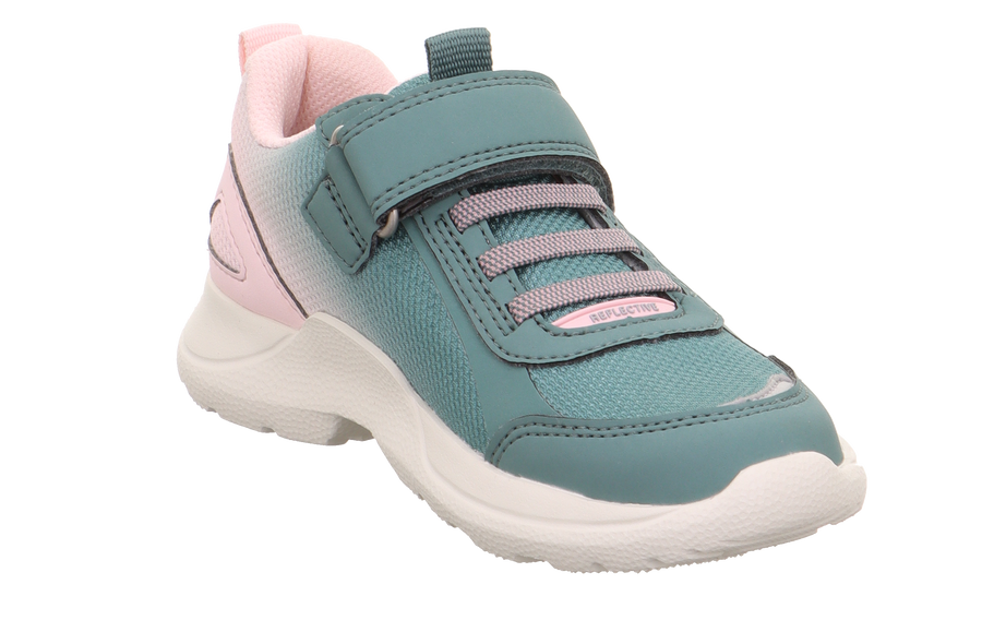 Superfit Rush 1-000211-7020 Girls Green / Rose Trainer