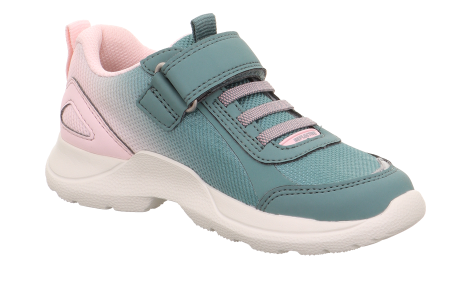 Superfit Rush 1-000211-7020 Girls Green / Rose Trainer