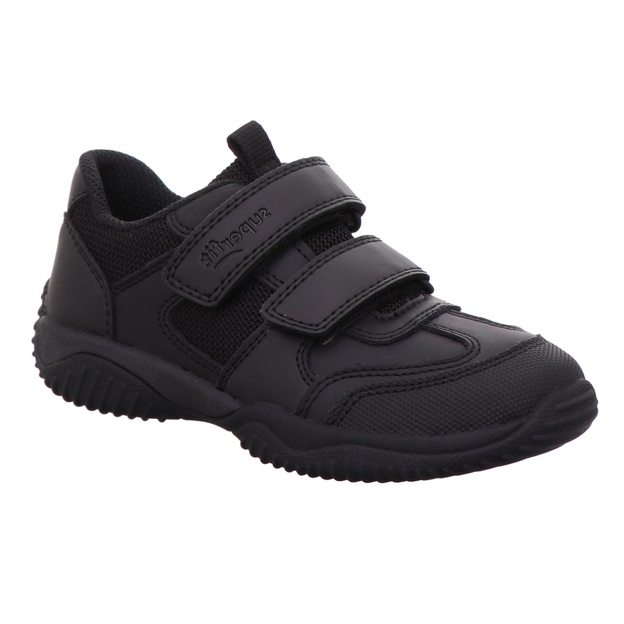 Superfit Storm 1-009383-0010 Black School Shoes