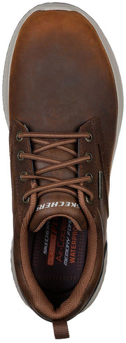 Skechers Mens Delson Antigo Waterproof Dark Brown Shoe 65693/CDB
