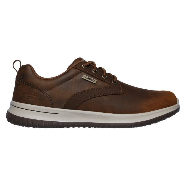 Skechers Mens Delson Antigo Waterproof Dark Brown Shoe 65693/CDB