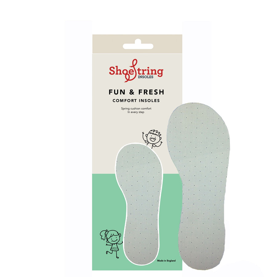 Shoestring Kids Cool Fresh Cushion Comfort Latex Insole