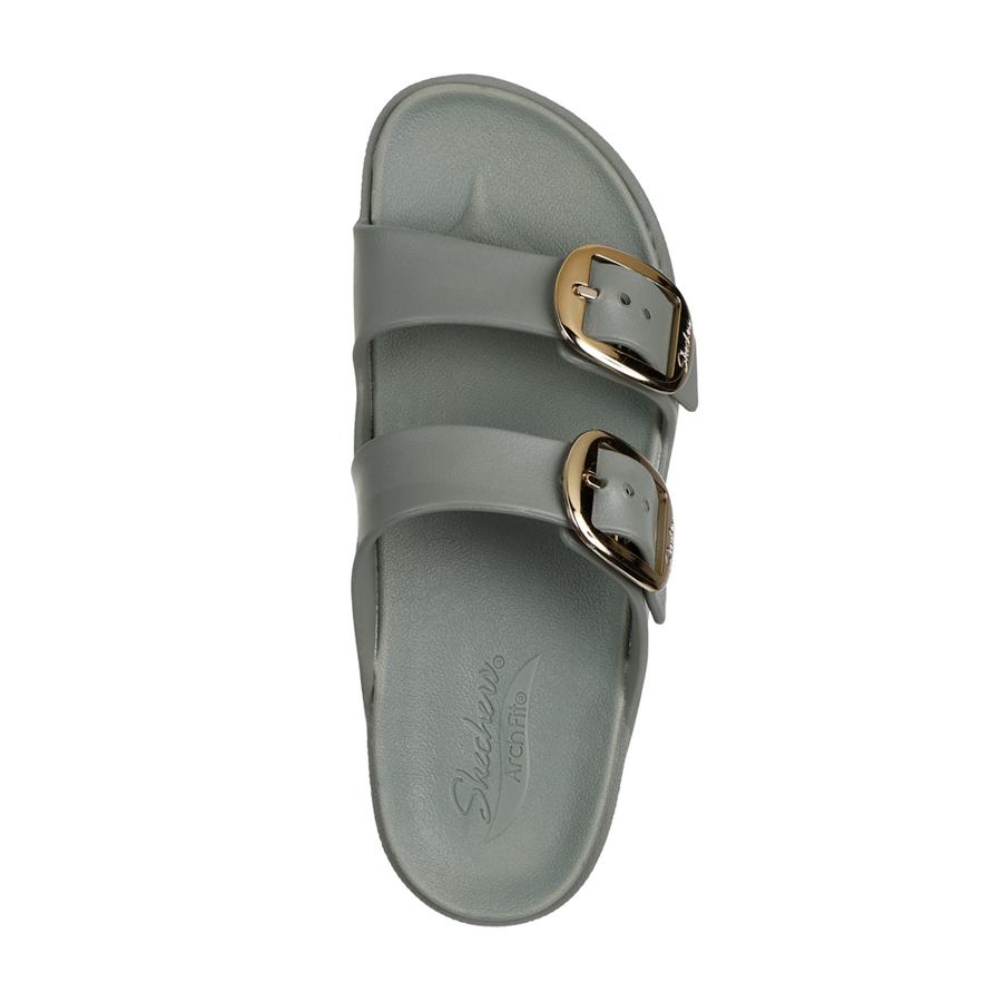 Skechers Arch Fit Foamies Cali Breeze - Gold Star 111592 OLV Ladies Olive Sandals