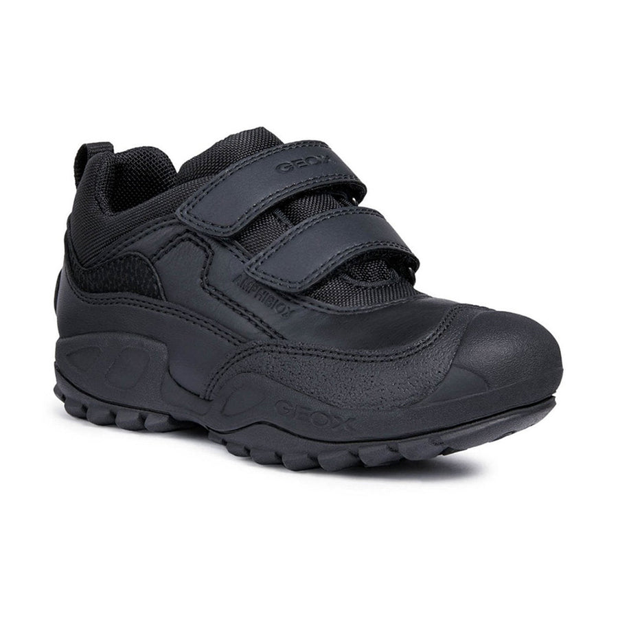 Geox J N SAVAGE TEX J841WB 05411 C9999 Black School Shoes