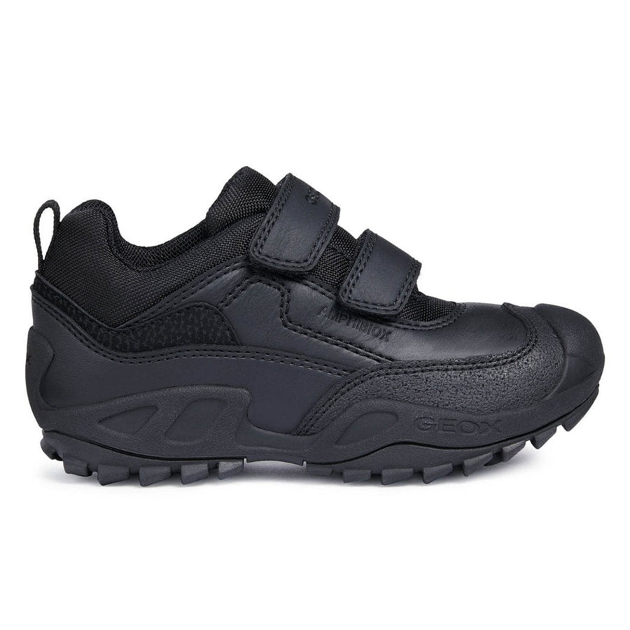 Geox J N SAVAGE TEX J841WB 05411 C9999 Black School Shoes