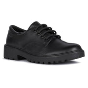 Geox J Casey G.C J0420C 00043 Black School Shoes