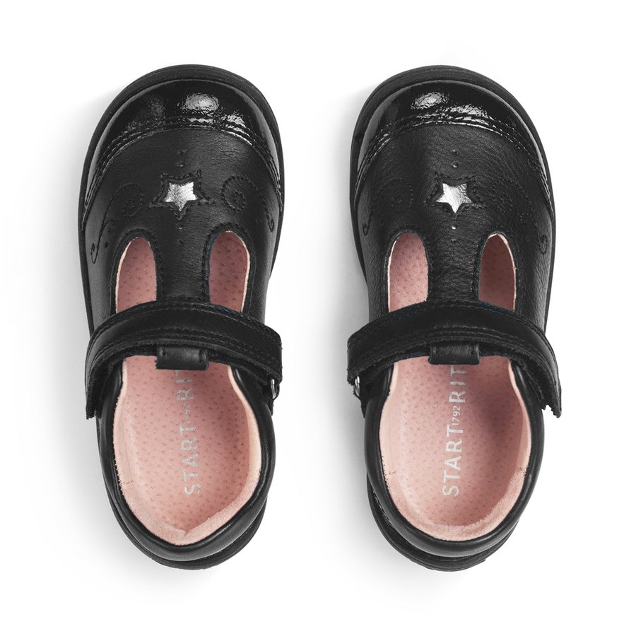 Start-Rite Dazzle 1708_7 Black School Shoes