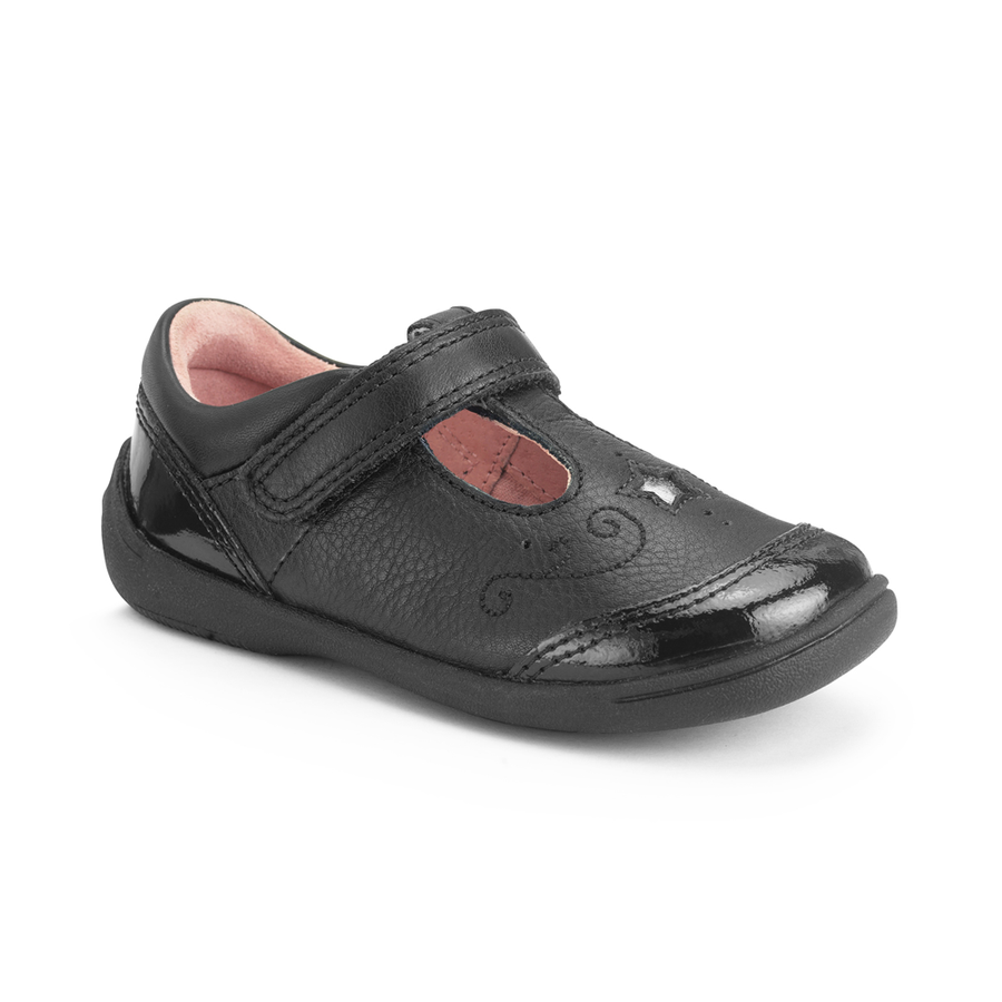 Start-Rite Dazzle 1708_7 Black School Shoes