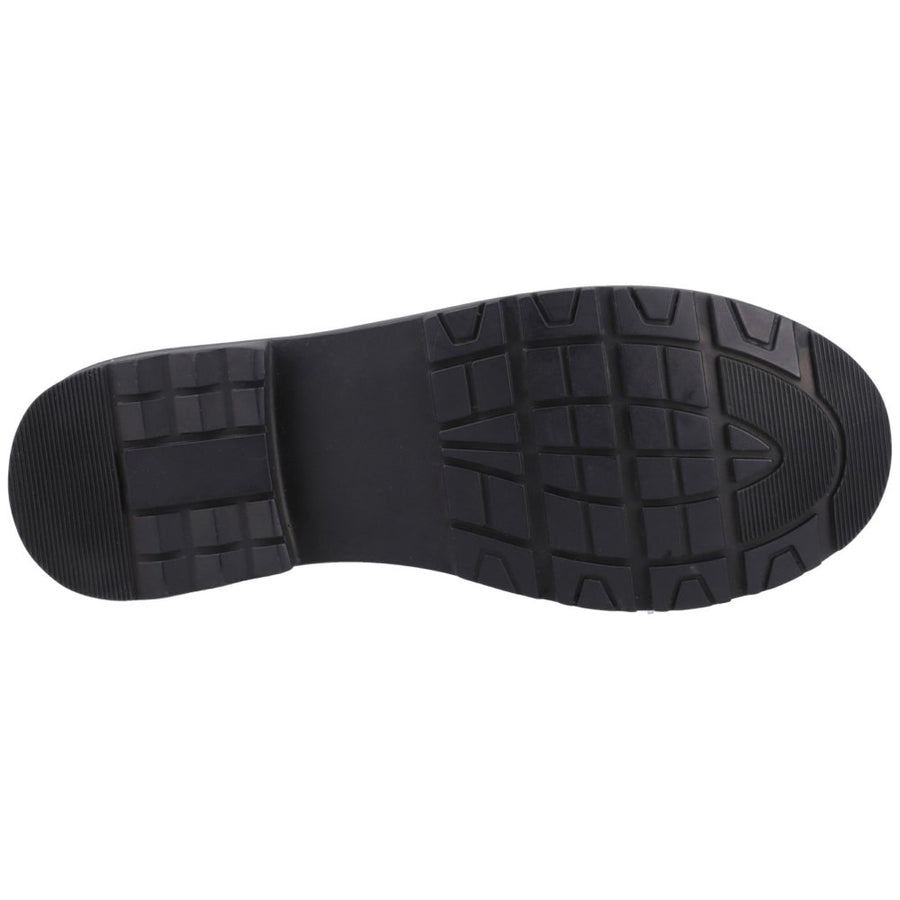 Hush Puppies Brian SNR 39461-73605  Black School Shoes