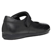 Geox J Iberide B J46MDH 00043 Black School Shoes