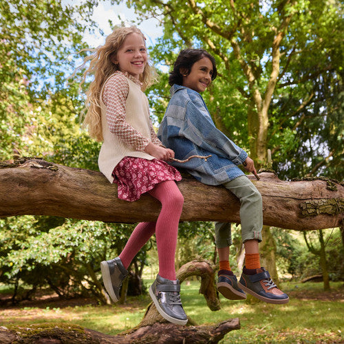 Start-rite Start-rite Orbit Star 1765_4 Pearlised Slate Grey Girls Ankle Boot Slate Grey Girls