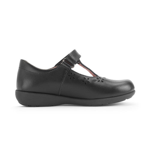 Start-Rite Start-Rite Charlotte 1791_7 Black Leather  School Shoes Black Girls