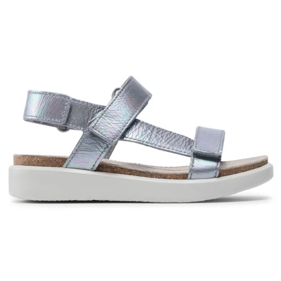 Ecco Flowt K 70570260077 Girls Silver Sandals