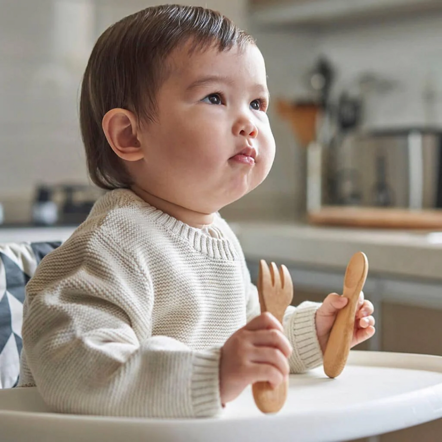 Bambu Baby Fork & Spoon Set 12m+