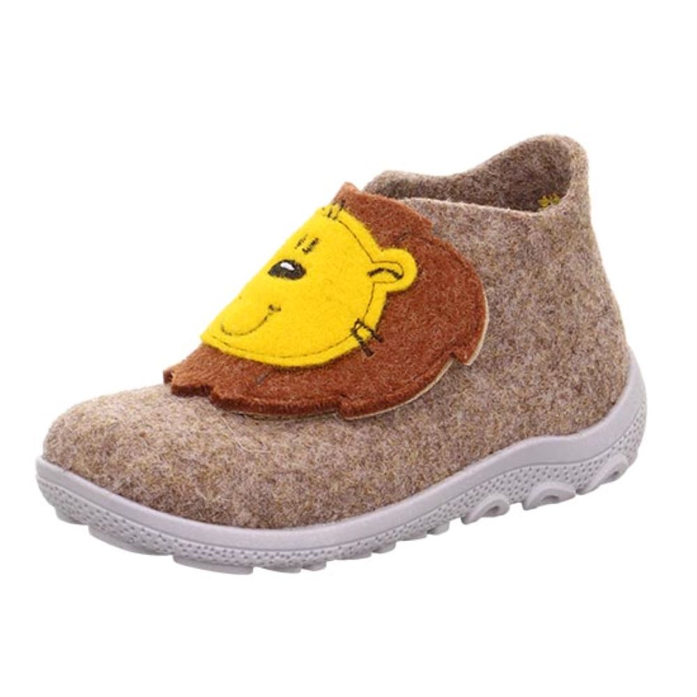 Superfit Superfit Happy Lion 1-006295-4000 Unisex Slipper Beige Boys, Girls
