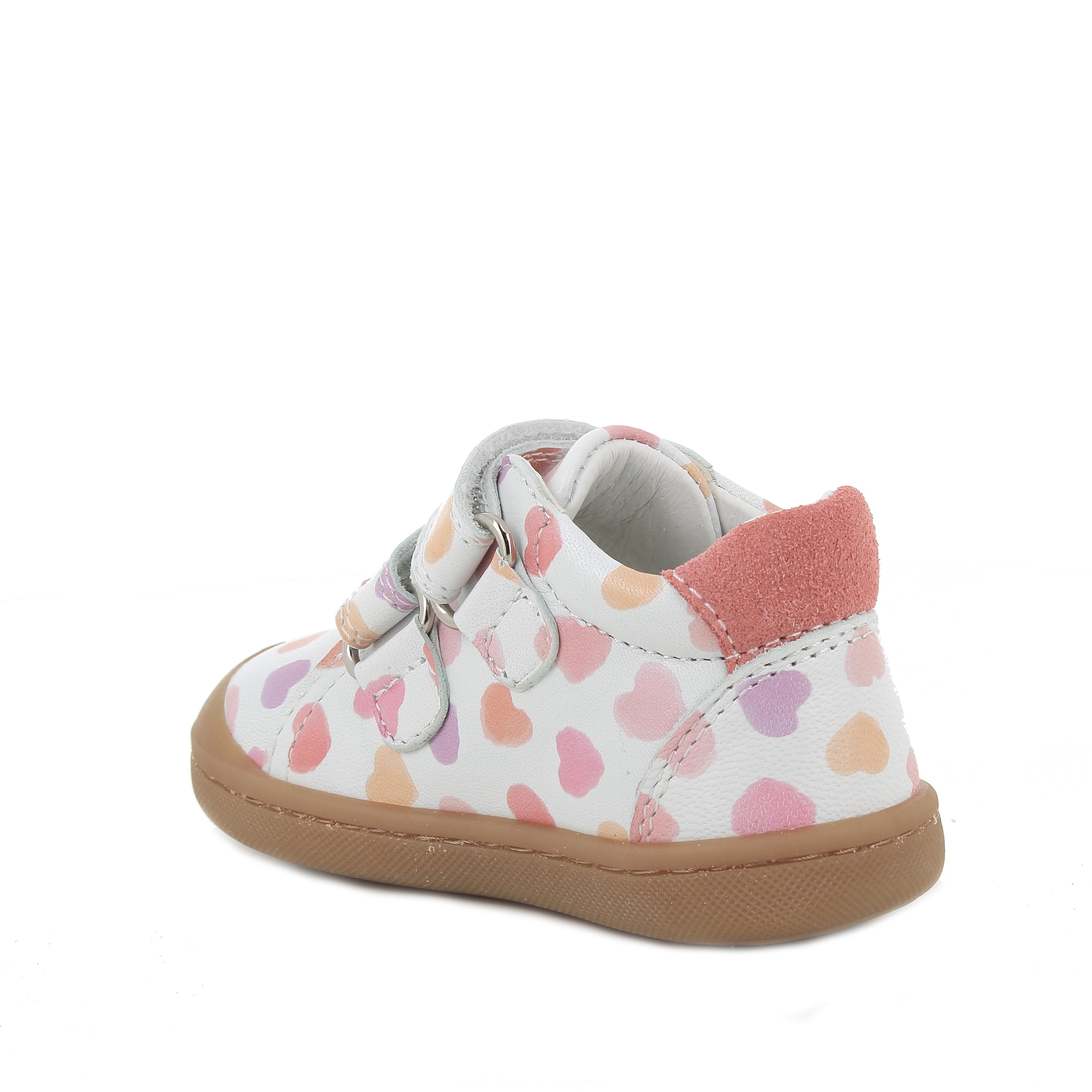 Primigi Primigi Baby Snail 1400055 White Girls First Walker Blue / Camel Girls