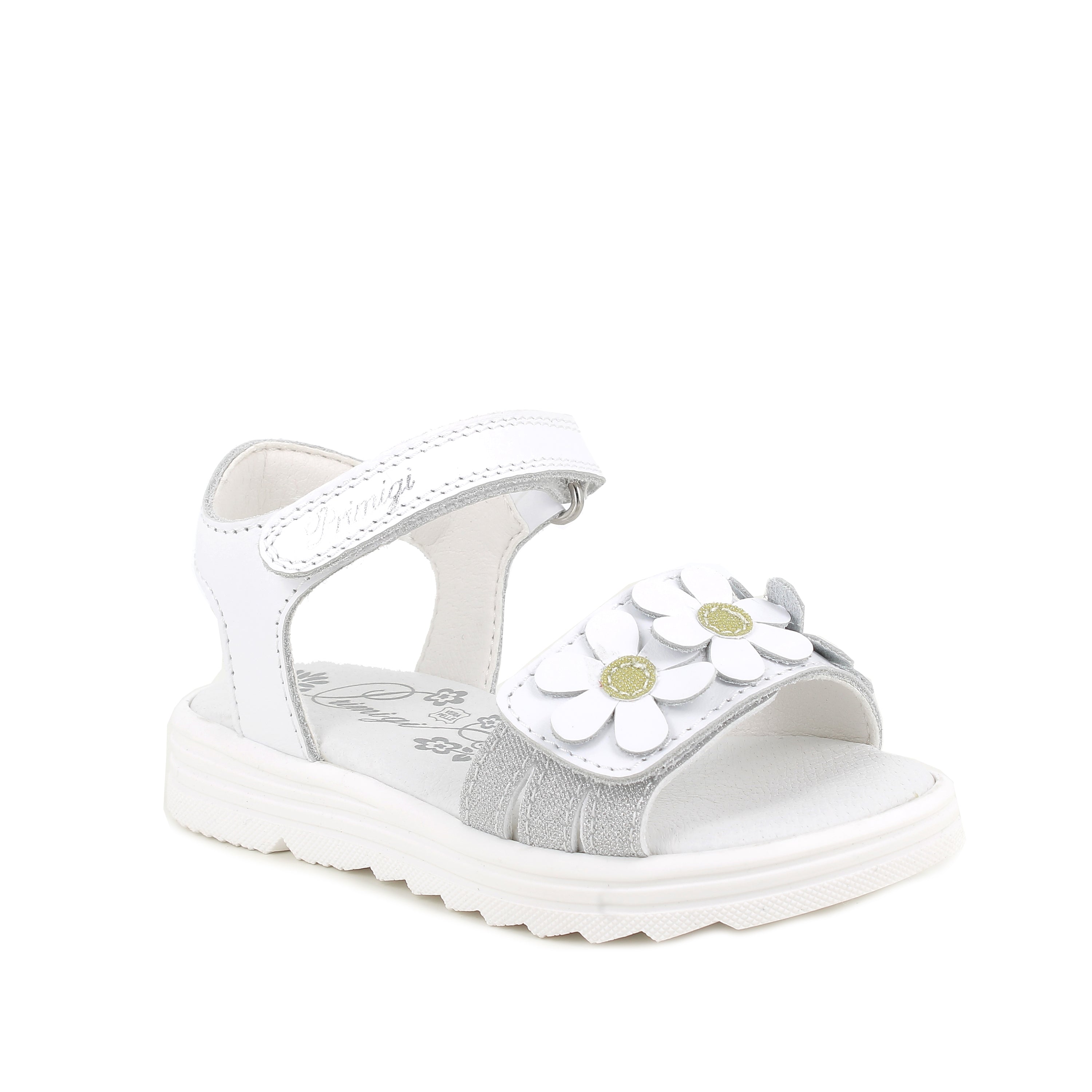 Primigi Primigi Girl Cute White Sandal 1417000 White / Silver Girls