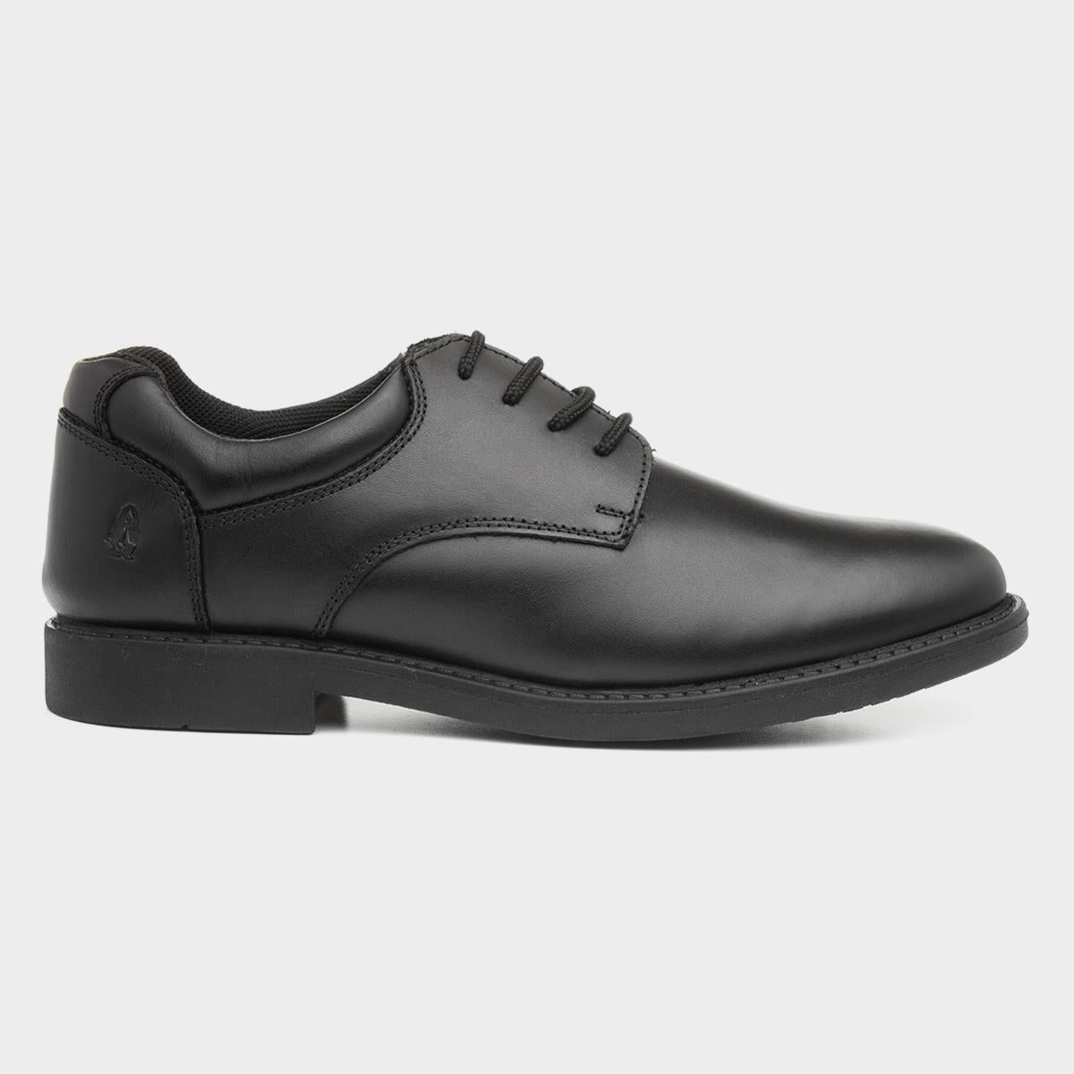 Hush Puppies Tim 30816- Black School Shoes