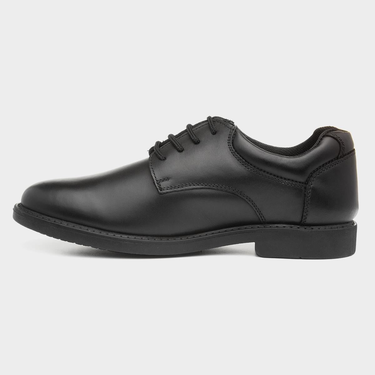Hush Puppies Tim 30816- Black School Shoes