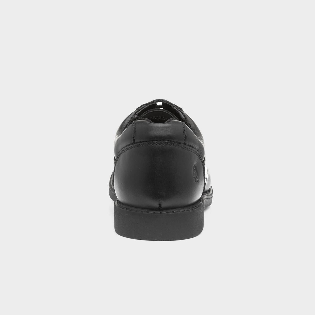 Hush Puppies Tim 30816- Black School Shoes