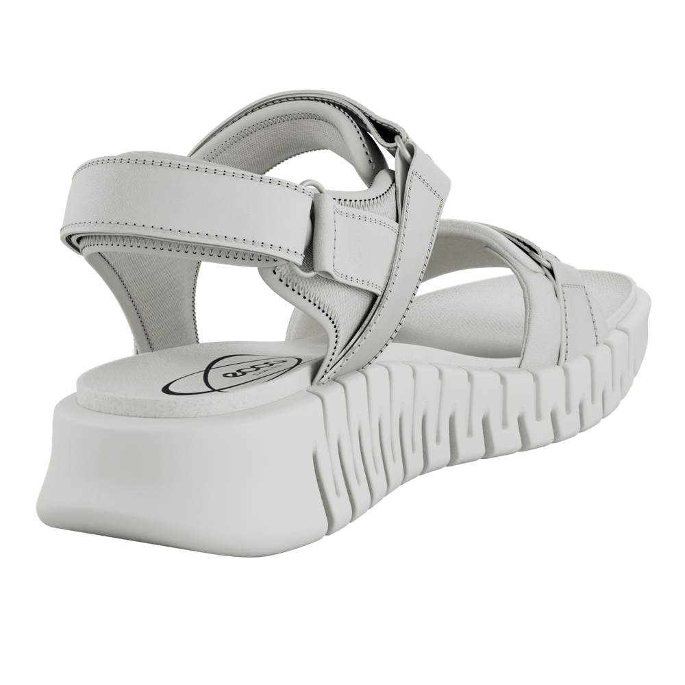 Ecco Ecco Gruuv Sol Lea 21310301007 Ladies White Sandals White Ladies