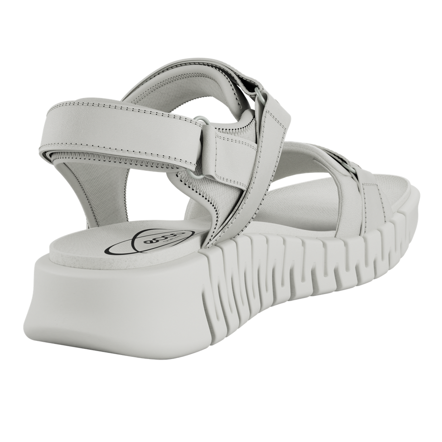 Ecco Gruuv Sol Lea 21310301007 Ladies White Sandals