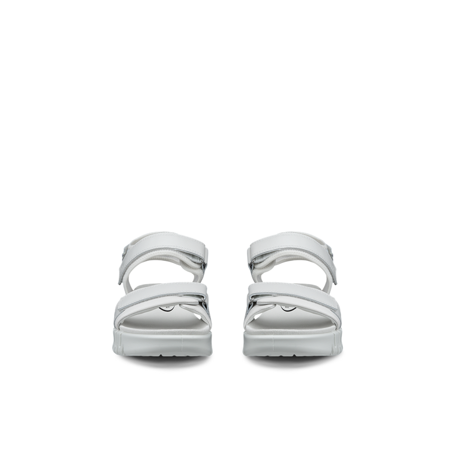 Ecco Gruuv Sol Lea 21310301007 Ladies White Sandals