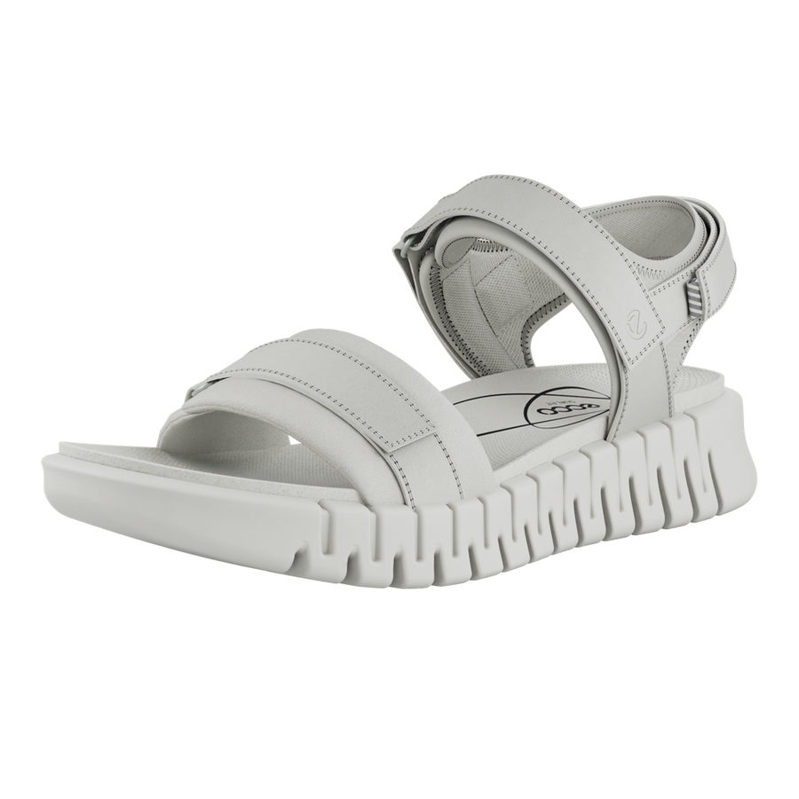 Ecco Gruuv Sol Lea 21310301007 Ladies White Sandals