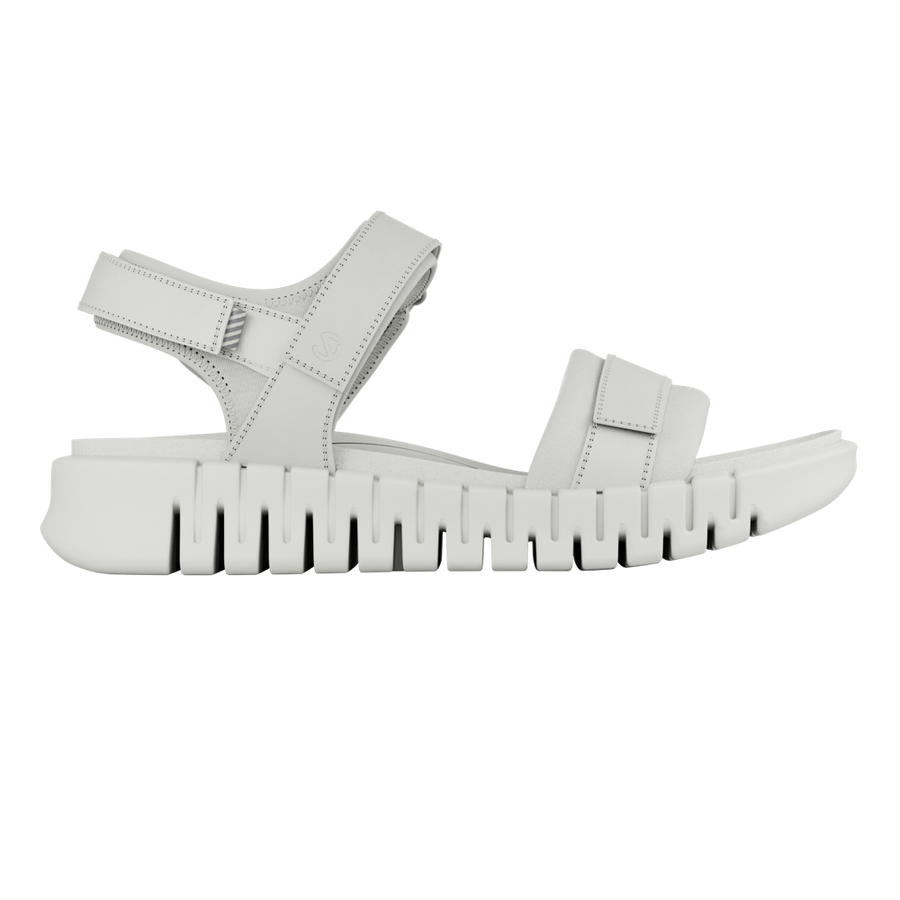 Ecco Gruuv Sol Lea 21310301007 Ladies White Sandals