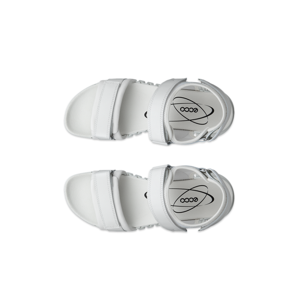 Ecco Ecco Gruuv Sol Lea 21310301007 Ladies White Sandals White Ladies