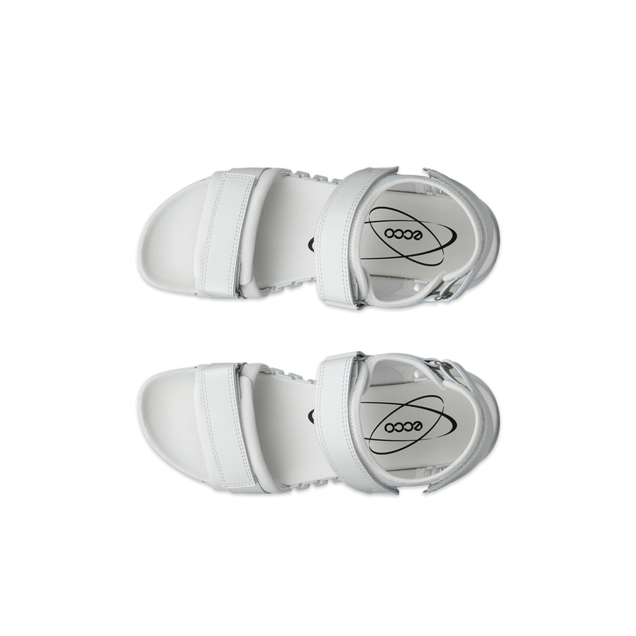 Ecco Gruuv Sol Lea 21310301007 Ladies White Sandals