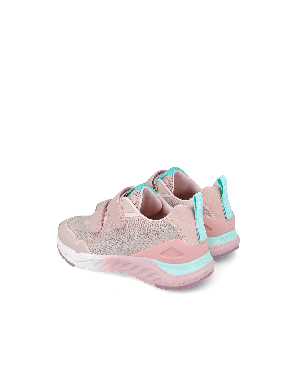 Biomecanics Biomecanics Double Velcro Old Rose Trainer Girls