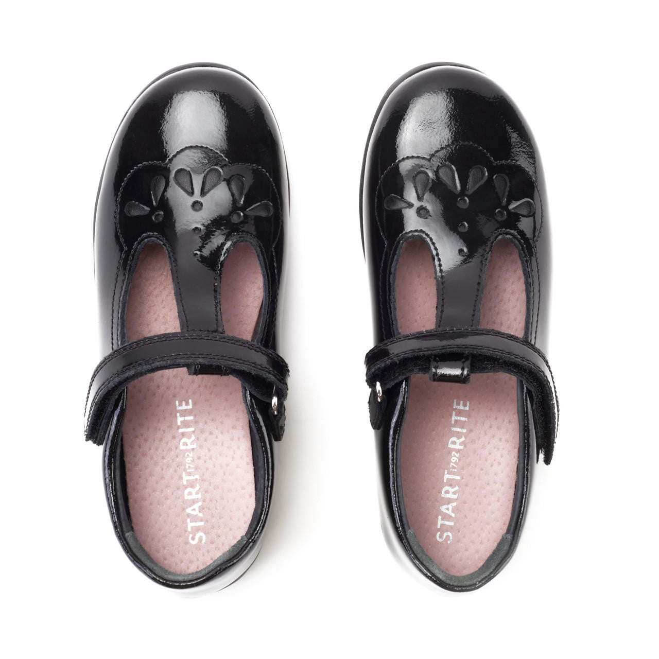 Start-Rite Start-Rite Poppy 2747_3 Black Patent T Bar School Shoe Black Patent Girls