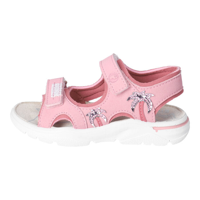 Ricosta Carmi 50 6701900/330 Pink Palm Tree Sandals